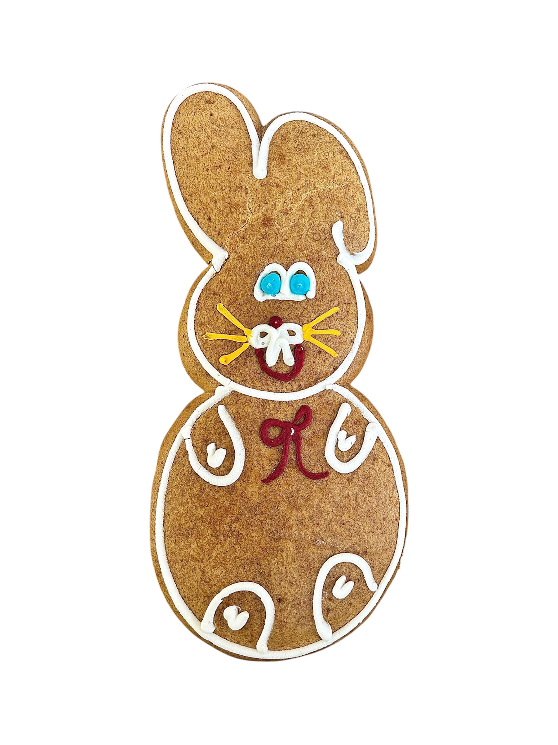 Laughing gingerbread rabbit