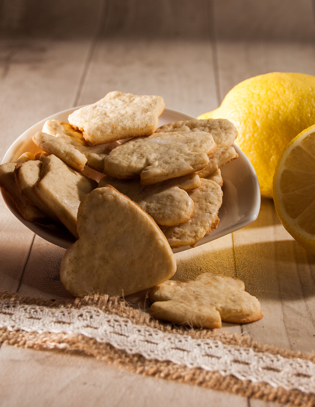 Uncle Hansi's Biscuit Factory: lemon shortbread biscuits