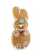 Laughing gingerbread rabbit