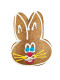 Gingerbread rabbit head