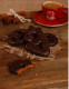 Selection of milk chocolate hearts/stars/bretzels