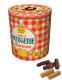 Pretzel tin with Bretzel Airlines "Confectionery" decoration